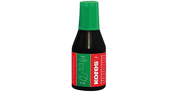 Kores stamp pad ink ( 50ml  Green)